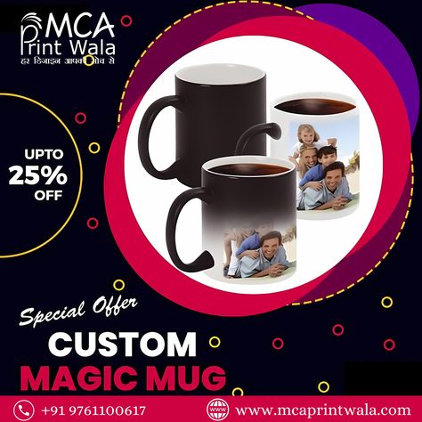 ☕🎨 Want to add a personal touch to your mornings? Customized your mug design with us! Whether it's for yourself or as a unique gift, our personalized mugs will brighten your day with every sip. 🌞 For More Information:- +91 9761100617 [Best Printing Solutions In uttar pradesh, Mug Printing in Bulandshahr, Perfect Gift for her , Brand Identity, T-shirt Printing, brand visibility, Cussion Printing, Brand promotion, Promotional gifts, Anniversary gifts, Customised gifts] #shyamdigiservices #mc... Standee Design, Photoshop Design Ideas, Brand Visibility, Customised Gifts, Print Photos, Photoshop Tutorial Design, Customised Mugs, Food Ads, Gifts Anniversary