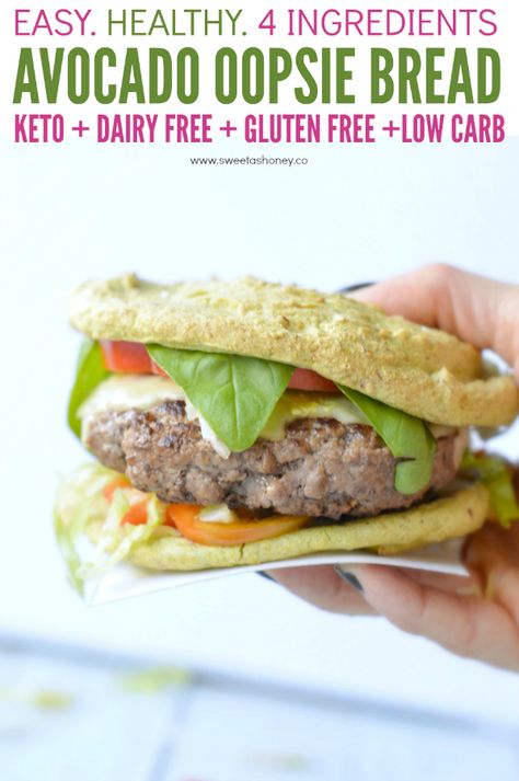 Oopsie bread recipe keto, low carb buns dairy free made of avocado! Easy, gluten free burger buns. #keto #oopsiebread #burgerbuns #lowcarb Dinner Recipes With Hamburger, Dairy Free Cloud Bread, Oopsie Bread Recipe, Recipes With Hamburger, Keto Hamburger Buns, Oopsie Bread, Keto Hamburger, Burger Ideas, Bun Recipes