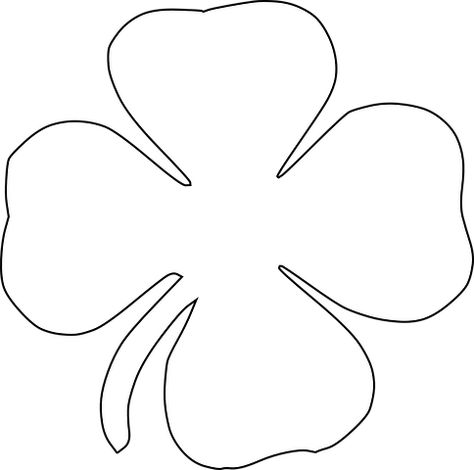 Shamrock Template, Pipe Cleaner Crafts, St Paddy, Four Leaves, Four Leaf, Pipe Cleaner, Leaf Clover, Four Leaf Clover, Clover Leaf