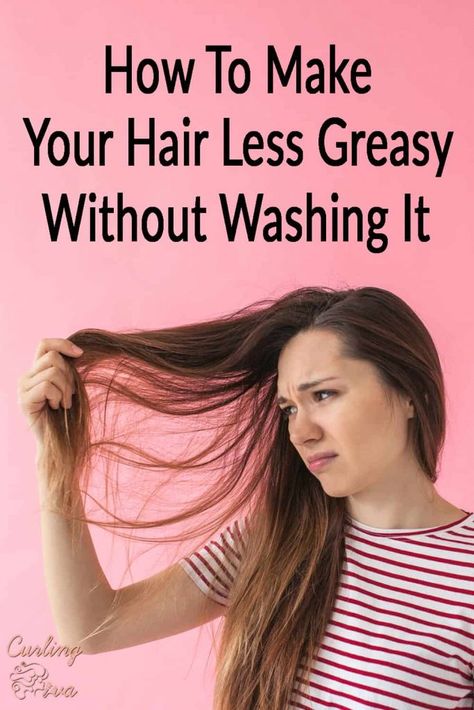 No time to wash your hair? Learn how to make your hair less greasy without washing it. Use dry shampoo, baby powder, plus 5 other tips on how you can get rid of greasy hair. #greasyhair #hair #oilyhair Greasy Hair Remedies, Get Rid Of Greasy Hair, Mary Martin, Using Dry Shampoo, Hair Care Remedies, Greasy Hair, Hair Care Oil, Hair Rinse, Greasy Hair Hairstyles