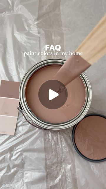 Tori || home design + decor on Instagram: "Paint colors all in one post👇🏼  As I’m contemplating what moodier paint color to put in the office, I’m also considering how it will flow with the rest of the colors we have going on in our home.   -Paint colors in our home- Main living areas- SW Extra White Daughter’s room- SW Hushed Auburn  Son’s nursery- Royal Orchard by Behr  Main bedroom- SW Agreeable Gray   I’m definitely looking to add more color and character to our home in coming projects.   I thiiink I’ve narrowed it down, but comment any paint suggestions you have for a bold office!  -FOLLOW @loveletters_home for affordable finds + home styling ideas!" Auburn Glaze Behr Paint, Rusty Red Paint Color, Audubon Russet Benjamin Moore, Dark Blush Paint Color, Sw Mulberry Silk, Pinkish Brown Paint Color, Reddened Earth Sherwin Williams Bedroom, Hushed Auburn Sherwin Williams Nursery, Rose Brocade Sherwin Williams