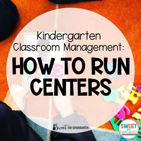 How to Run Centers in Kindergarten | Sweet for Kindergarten Kindergarten Center Management, Kindergarten Center Rotation, Daily 5 Kindergarten, Kindergarten Reading Centers, Kindergarten Stations, Classroom Learning Centers, Centers In Kindergarten, Ideal Classroom, Kindergarten Classroom Management