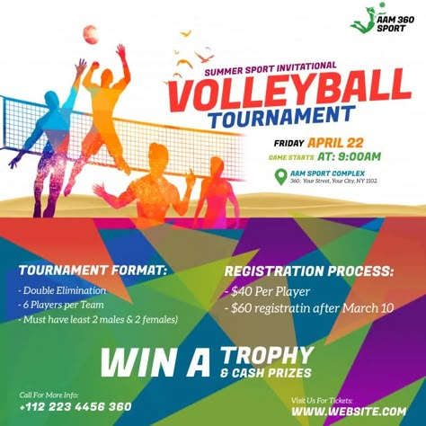 Volleyball Poster, Volleyball Posters, Volleyball Tournament, Volleyball Tournaments, Ad Ideas, Invert Colors, Sport Volleyball, Classic Names, Promotional Flyers