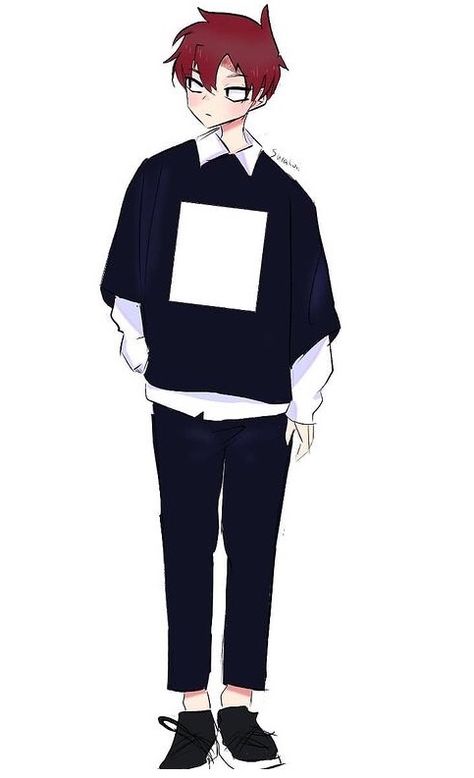 Anime Men Outfits Drawing, Character Outfits Male Casual Drawing, Outfit Idea Drawing Male, Casual Standing Poses Drawing Male, Casual Outfits Men Drawing, Male Clothing Drawing Casual, Anime Boy Outfit Ideas, Anime Guy Outfits, Anime Boy Outfits