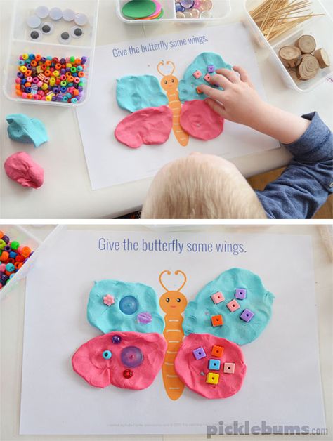 Beautiful Bugs! Free printable playdough mats :: learn about bugs :: insect theme Insects Preschool, Bugs Preschool, Dough Mats, Morning Tubs, Insects Theme, Playdough Activities, Playdough Kits, Playdough Mats, Beautiful Bugs