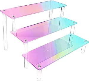 Iridescent Decor, Cupcakes Stand, Perfume Organizer, Perfume Organization, Acrylic Furniture, Craft Fair Displays, Display Risers, Acrylic Display Stands, Ornament Display