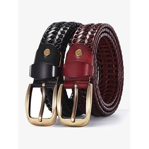 This braided leather belt is a stylish and functional way to add a touch of vintage flair to your outfit. The gold-tone buckle adds a touch of sophistication, while the braided leather construction is both durable and comfortable. Perfect for jeans, skirts, or dresses, this belt is a must-have for any woman's wardrobe.

#leatherbelt #braidedbelt #vintagebelt #goldbuckle #fashion #style #ootd https://whispers-in-the-wind.com/discover-the-latest-mens-accessory-trends-for-2024/?braided-leather-belt-with-vintage-gold-tone-buckle Braided Leather Belt, Men's Belts, Mens Braids, Cheap Accessories, Trendy Sunglasses, Accessories Style, Stylish Sunglasses, Vintage Belts, Classic Watches