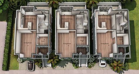 Sailboat Townhouses | Patreon Sims 4 Duplex Apartment, Sims 4 Town Layout, Townhouse Designs Plan, Townhouses Sims 4, Sims 4 Townhouse Floor Plans, Sims 4 Condo, Townhouse Sims 4, Sims 4 Apartment Layout, Sims 4 Townhouse