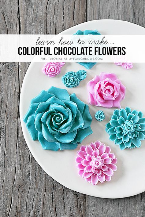 Wine Cupcakes, Easy Gift Idea, Christmas Cookie Box, Hot Chocolate Gift, Chocolate Wrapping, Flowers Easy, Chocolate Flowers, Melt And Pour, Chocolate Design