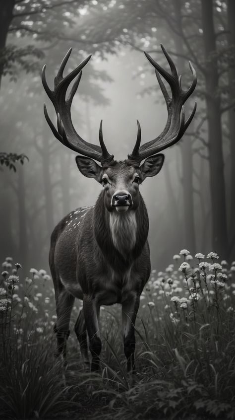 , #Design, #AD, #AI Flora Borsi, Whitetail Deer Photography, Deer Hunting Tattoos, Hunting Drawings, Deer Head Tattoo, Deer Tattoo Designs, Elk Silhouette, Cute Tattoo Ideas, Stag Tattoo