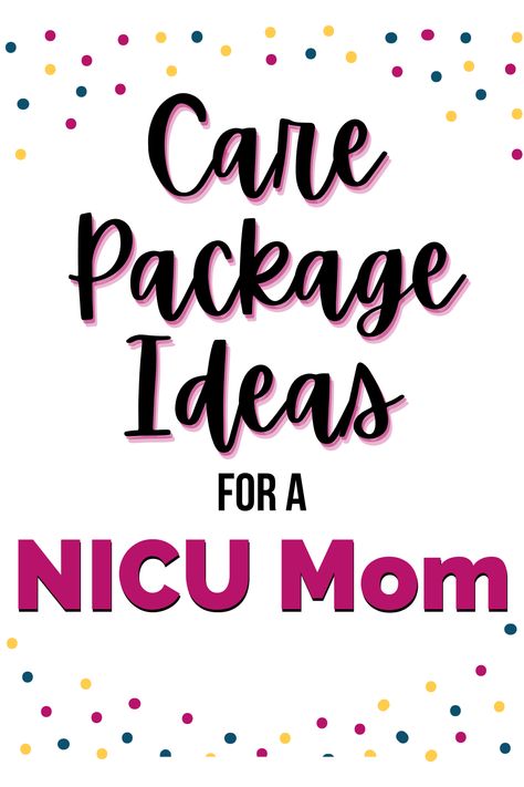 How to help a friend whose baby is in the NICU. What are some good gifts for a mom whose baby is in the NICU? Gift ideas for NICU babies. Hospital Care Package, Package Gift Ideas, Newborn Care Package, Nicu Mom, Gift For A Family, Mom Care Package, Preemie Mom, Premie Baby, Couple With Baby