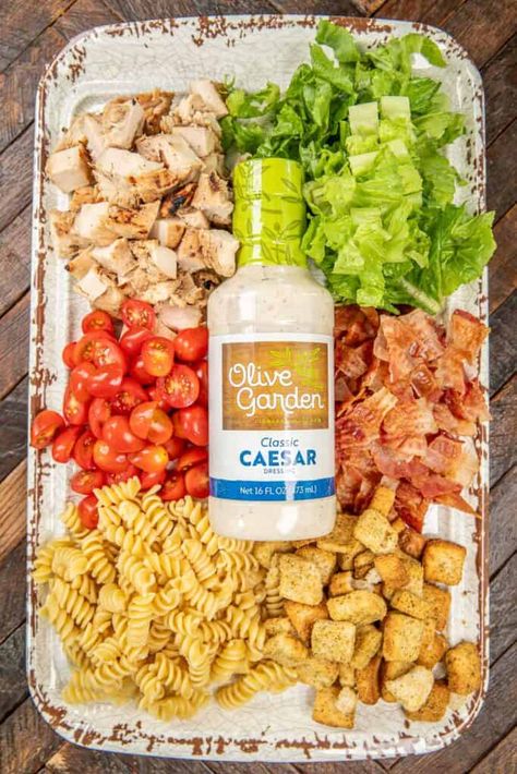 Dinner Sides For Pasta, Chicken Alfredo Pasta Salad, Cold Lunch Pasta Salads, Chicken And Pasta Salad Recipes, Chicken Caesar Salad Pasta, Chicken Caesar Salad Casserole, Cesar Salad Pasta Recipe Easy, Chicken Caesar Pasta Salad Recipes, Chicken And Pasta Salad