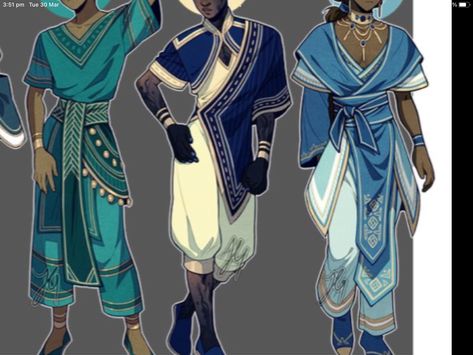 Fantasy Arabian Clothes Male, Desert Clothing Male, Fae Outfit Male, Egyptian Clothing Male, God Outfits Design Male, Egyptian Oc Male, Ancient Egyptian Clothing Men, Fantasy Clothing Art Male, Egyptian Clothing Men