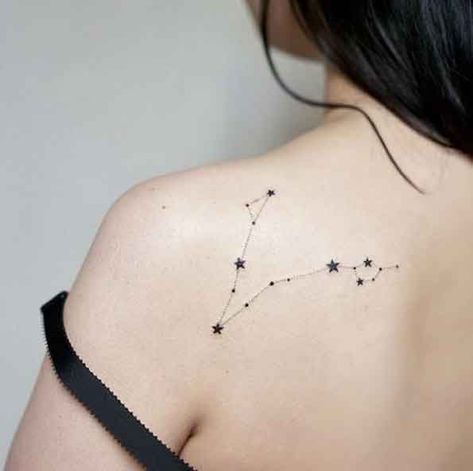 30 Pisces Constellation Tattoo Designs, Ideas and Meanings for Zodiac Lovers - Tattoo Me Now Pisces Tattoo Designs Constellation, Pisces Constellation Tattoo Designs, Pices Tattoo Pisces Zodiac, Tattoo Virgo, Zodiac Sign Tattoo, Pisces Constellation Tattoo, Pisces Tattoo Designs, Small Star Tattoos, Pisces Tattoo