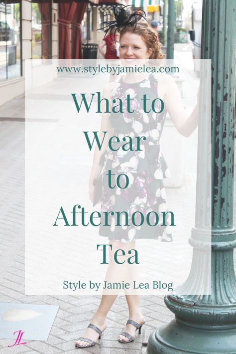 Harrods Afternoon Tea Outfit, Afternoon Tea Fashion, Outfit Ideas For Afternoon Tea, Yea Party Dress Ideas, English Afternoon Tea Outfit, What To Wear To A High Tea Party, What To Wear To Afternoon Tea In Winter, Afternoon Tea Outfit Autumn, High Tea Winter Outfits For Women