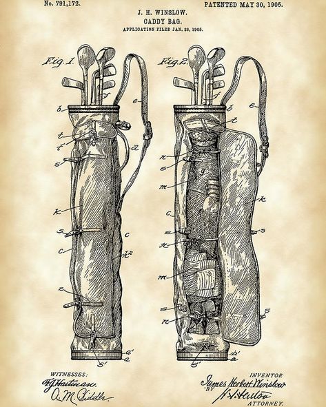 Golf Jokes, Vintage Golf Clubs, Retro Golf, Golf Images, Golf Poster, Best Golf Clubs, Caddy Bag, Golf Art, Architectural Sketches