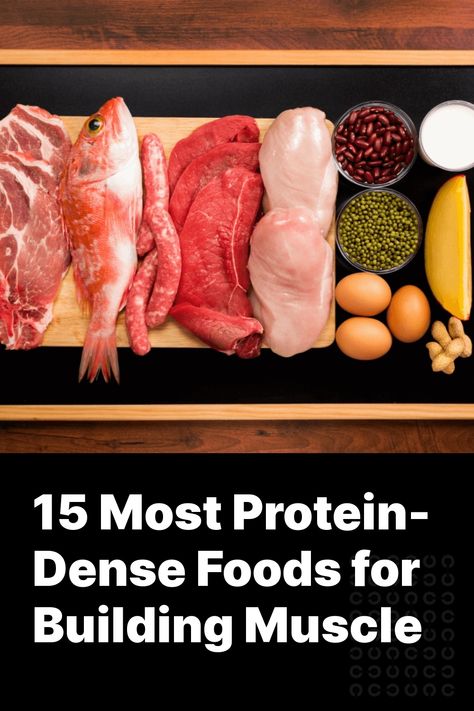 Researchers and health experts have all suggested that protein is necessary for building muscle. Many experiments and studies have also shown that increasing protein consumption can help maintain muscle mass and encourage more rapid muscle growth. It's all part of muscle protein synthesis.    But d Foods For Building Muscle, Protein Calculator, Pre Workout Protein, Protein To Build Muscle, Muscle Building Foods, Muscle Building Diet, Best Protein Powder, Muscle Protein, Natural Protein