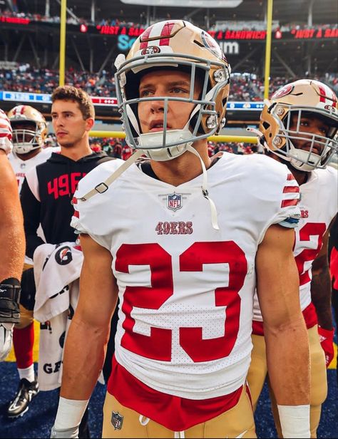 49ers Nation, Football Swag, Football America, Nfl Football 49ers, Nfl 49ers, Nfl Photos, Christian Mccaffrey, 49ers Football, Sf 49ers