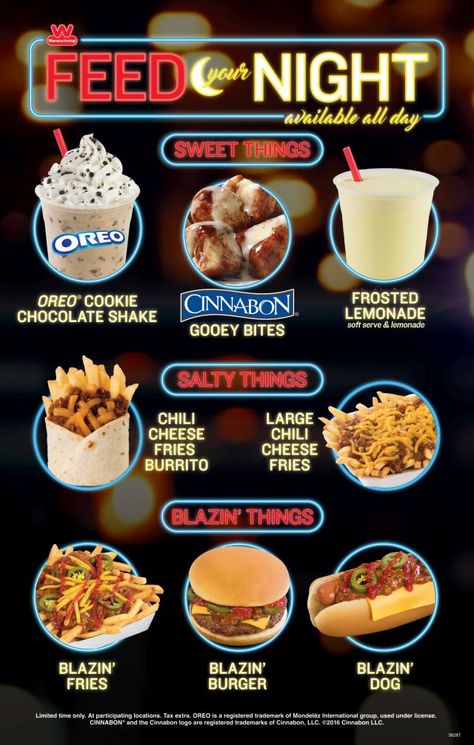 Wienerschnitzel Introduces New Late-Night Menu | Brand Eating Chili Fries, Late Night Cravings, Burger Dogs, Chocolate Shake, Chili Cheese, Cheese Fries, Chocolate Strawberries, Night Market, Soft Serve