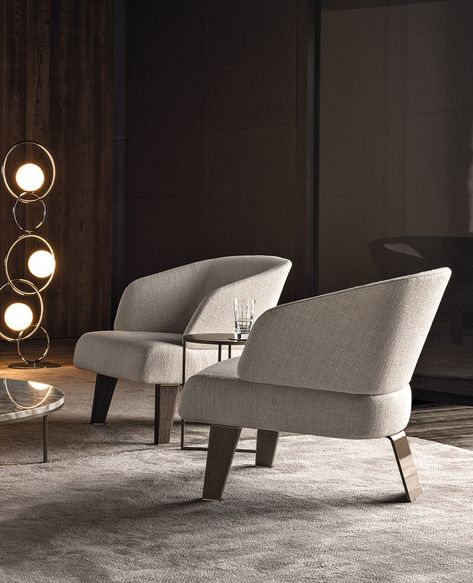 REEVES "SMALL" | ARMCHAIRS - EN Poltrona Design, Single Seater Sofa, Luxury Chairs, Single Chair, Armchair Furniture, Comfy Chairs, Single Sofa, Armchair Design, Lounge Furniture