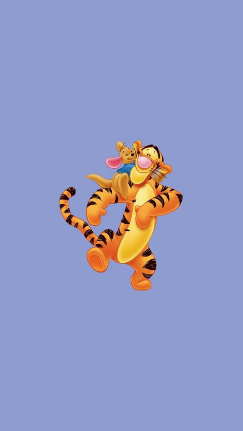 TIGGER AND ROO Tigger Wallpaper, Cute Panda Drawing, Winnie The Pooh Drawing, Mickey Mouse Wallpaper Iphone, Spongebob Wallpaper, Winnie The Pooh Friends, Disney Phone Wallpaper, Mickey Mouse Wallpaper, Plain Wallpaper