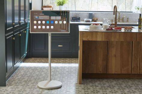 Lg Stanbyme, Portable Tv Stand, Tv Stand On Wheels, Portable Tv, Touch Screen Interface, Lg Tvs, On A Stick, Higher Design, A Stand