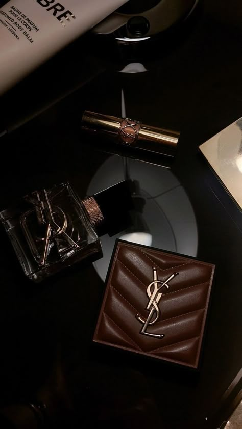 Ysl Beauty Aesthetic, Ysl Girl Aesthetic, Ysl Aesthetic, Ysl Perfume, Brunette Aesthetic, Ysl Makeup, Ysl Beauty, Money Talks, Luxury Lifestyle Dreams