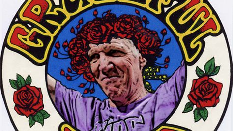 Bill Walton looks just as happy at his 855th Grateful Dead concert as he did his first Grateful Dead Concert, Bill Walton, Native American Tattoo, Jerry Garcia, Grateful Dead, Psych, Grandchildren, The Dead, Native American