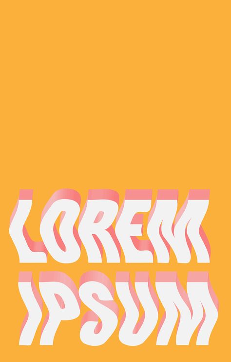 Lorem Ipsum Typography Poster Font Pairing, Design Collection, Typography Poster, Small Living, Fonts Design, Hand Lettering, Typography, Layout, Graphic Design