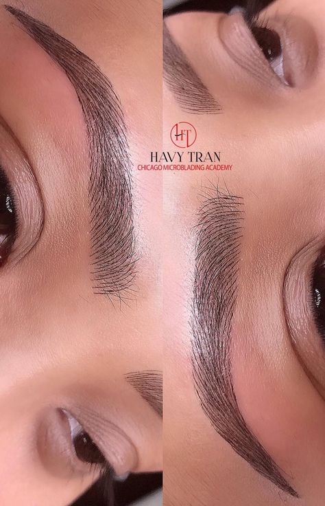 Microblading And Shading Eyebrows, Microblading Combo Eyebrows, Combo Brows Microblading, Combo Brows, Combination Microblading Eyebrows, Microblading Vs Ombre Eyebrows, Microblading Eyebrows Hair Strokes, Phi Brows Microblading Pattern, Phi Brows