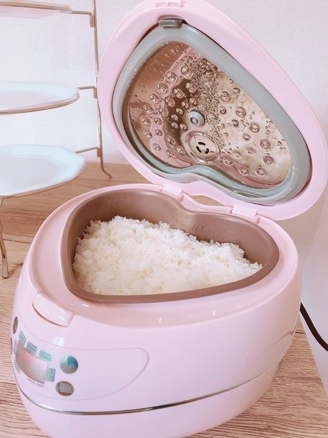 Desain Pantry, Cute House, Pink Kitchen, Cute Kitchen, Cute Room Decor, Dream House Decor, Rice Cooker, Kitchen Items, Kitchen Stuff