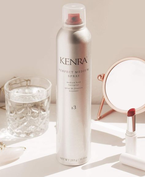 Kenra Perfect Medium Spray 13 | Provides Styling Control Without Stiffness | Medium Hold | Fast-Drying Formulation | High Shine Finish | All Hair Types Botox Face, Split Dyed Hair, Beard Straightening, Emu Oil, High Hair, Hold Fast, Oil Pulling, Nail Strengthener, Hair Spray