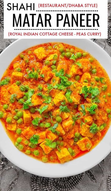 Matter Paneer, Paneer Tikka Masala Recipe, Paneer Masala Recipe, Paneer Curry, Tikka Masala Recipe, Favorite Recipes Dinner, Paneer Recipes, Masala Recipe, Global Recipes