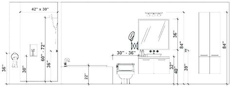 Bathroom Measurement Guide: These are the Measurements You Need to Know! Bathroom Measurements, Tiny Bath, Bathroom Dimensions, Toilet Installation, Room Mirror, Glass Shower Enclosures, Dream Bath, Burger Bar, Best Bath