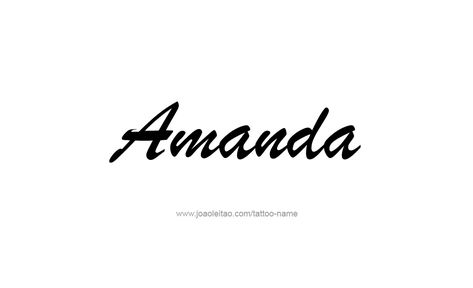 Amanda Tattoo Name, Amelie Tattoo, Amanda Name, Fonts Ideas, Tattoo Design Name, Personalized Wall Decals, Lion Artwork, Download Hair, Name Tattoo Designs