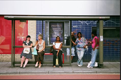 Team 3: Bus Stop (3-5 People). Could be the concept of the yellow wall with all doing what not or just waiting for the bus. I love the idea of urban in action shots.   Location: Mission by 3rd, north corner. Bus Stop Photoshoot, Interview Photoshoot, Henning Larsen, Urban People, Space Photography, Cinematic Photography, Bus Stop, The Bus, Documentary Photography