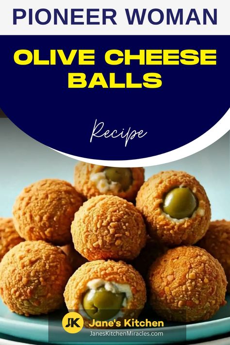 Olive cheese balls on a table Olive Cheese Balls, Olive Balls Recipe, Olive Appetizers, Mini Cheese Balls Recipe, Cheese Balls Recipe, Veggie Appetizers, Olive Appetizer, Fruit Appetizers, Chicken Balls