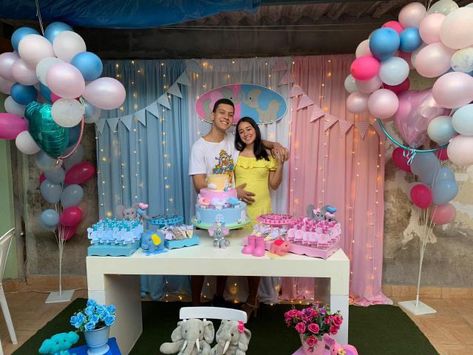 Decor Aqiqah, Gender Reveal Party Theme, Gender Reveal Decorations, Baby Shawer, Reveal Parties, Gender Reveal Party, Gender Reveal, Baby Shower, Shower