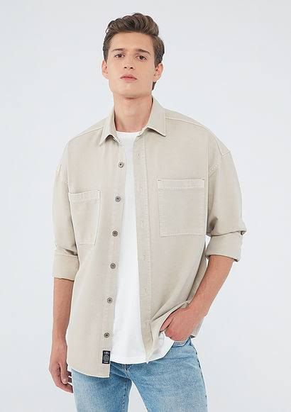 Beige Button Down Shirt Outfit Men, Mens Cream Shirt Outfit, Cream Color Shirt Outfit Men, Mens Cream Jacket Outfit, Cream Shirt Outfit Men, Beige Shirt Outfit Men, Cream Shirt Outfit, Cream Top Outfit, Beige Shirt Outfit