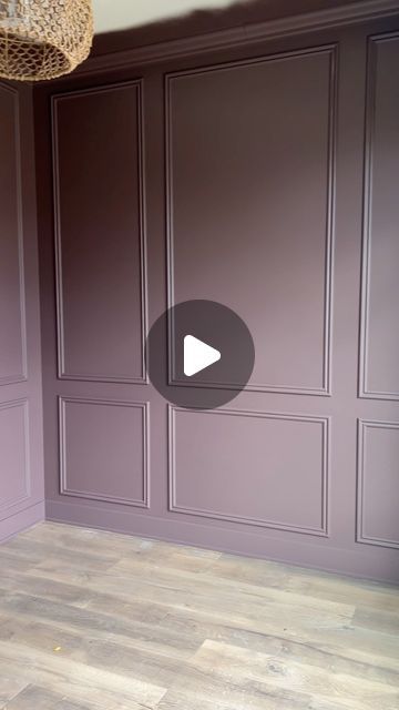 Mauve Purple Nursery, Dark Mauve Nursery, Moody Purple Nursery, Dark Purple Nursery, Mauve Baby Nursery, Purple Nursery Ideas, Dark Wood Nursery, Mauve Nursery, Mauve Room