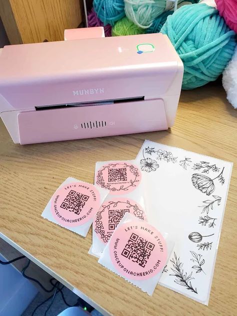 Munbyn Label Printer for DIY Stickers Printer Design, Thermal Label Printer, Thermal Labels, Thermal Printer, Label Printer, Diy Stickers, Custom Stickers, Easy Diy, Printer