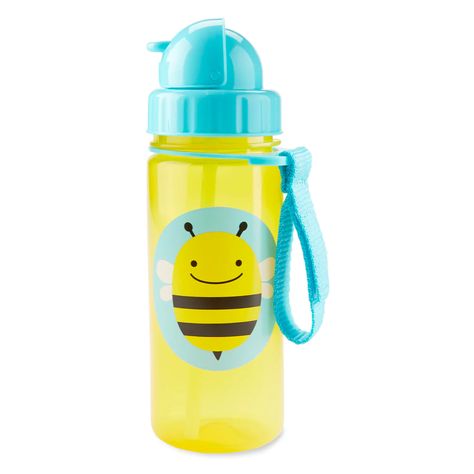 Skip Hop Zoo Straw Bottle - Bee Double Buggy, Skip Hop Zoo, Nursery Bassinet, Winter Sleeping Bag, Straw Bottle, Cot Bumper, Yellow Bee, Bee Baby, Skip Hop