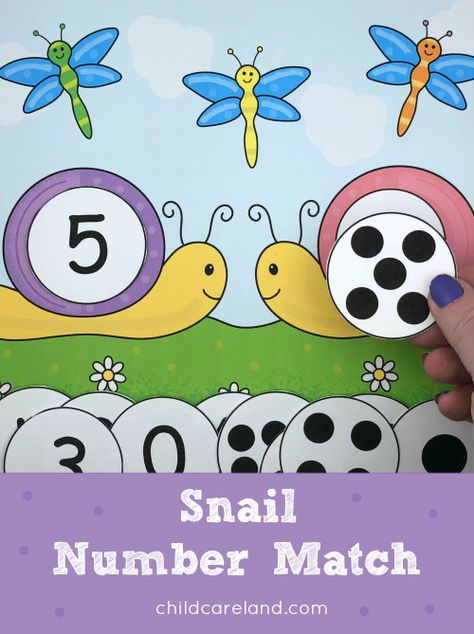 Category: Numbers Snail Preschool Activities, Number Six Activities Preschool, Snail Activities For Preschool, Snails Preschool, Insects Kindergarten, Body Preschool, Mathematics Activities, Spring Preschool, Number Recognition