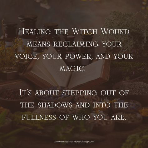 Have you ever felt like you’re holding back, afraid to fully step into your power? That might be the Witch Wound at work. 🌑 The Witch Wound is a deep-rooted fear and trauma passed down through generations. It’s the fear of being seen, the fear of your own power, and the fear of being persecuted for who you truly are. This wound manifests in many ways: self-doubt, fear of judgment, hiding your true self, and avoiding your innate gifts. It’s not just about witchcraft—it affects anyone who has... Witch Wound, Step Into Your Power, Witch Magic, True Self, The Fear, The Witch, Your Voice, Spiritual Growth, Astrology