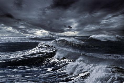 Storm at sea. Storm in ocean with big windy waves; Northeast Atlantic Coast; enh , #spon, #big, #windy, #waves, #Storm, #sea #ad Scary Ocean, Stormy Waters, Ice Sheet, Arctic Sea, Sea Level Rise, Ocean Pictures, Beneath The Surface, Sea And Ocean, Sea Creatures