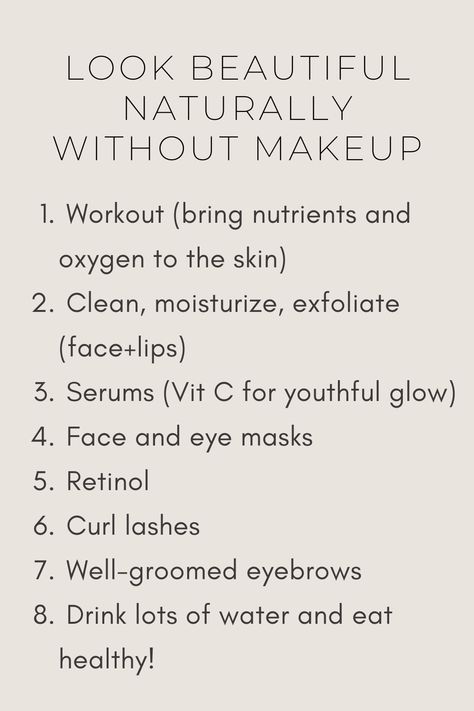 Look Better Without Makeup, Feminine Hygiene Routine, Natural Beauty Face, Beauty Without Makeup, No Make Up Make Up Look, No Makeup Look, Healthy Makeup, Natural Beauty Makeup, Skin Advice