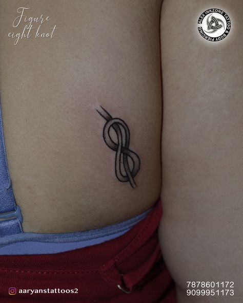 #figureeightknot #lineart #blackandgrey #tattoo #tattooideas #post#instagram #likesforlike#motera #chandkheda #ahemdabad 😊 Follow for more ⤵️ @aaryanstattoos2 . . 9 first floor 4d square mall visat gandhinagar road motera chandkheda Ahmedabad Gujarat 382424. . . Shop timing 11am to 8pm . . Contact for booking ☎️ Chandkheda:7878601172 Motera:9099951173 Figure 8 Knot Tattoo Meaning, Knot Tattoo, Post Instagram, Best Tattoo, Tattoos With Meaning, Tattoo Studio, Cool Tattoos, Line Art, Tattoo Ideas