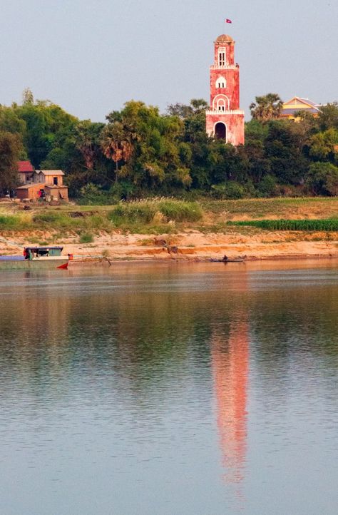 The French Watchtower, near Kampong Cham Kampong Cham Province, Kampong Cham, Mekong River, Watch Tower, The Tower, Clear View, A Fire, Ferry Building San Francisco, Cambodia