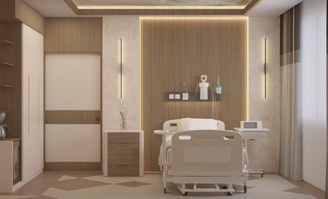 Luxurious Hospital Room, Hospital Room Interior Design, Hospital Vip Room Interior Design, Nurses Station Design, Hospital Bathroom Design, Patient Room Interior Design, Medical Room Design, Health Clinic Interior Design, Hospital Design Interior