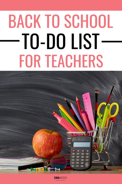 With back to school right around the corner, are you working to organize your classroom? Check out this blog post for my ultimate back to school list for teachers. This back to school to do list includes 100+ items to help elementary teachers. Included are teachers to do items for behind the scenes classroom prep, classroom communication, classroom setup, daily schedule, classroom routine and procedure and much more. Read here for all of these back to school classroom ideas. Back To School Teacher Ideas, Back To School Themes For Elementary, Back To School Classroom Ideas, Daily Schedule Classroom, School Classroom Ideas, School To Do List, Schedule Classroom, Back To School For Teachers, Prep Classroom